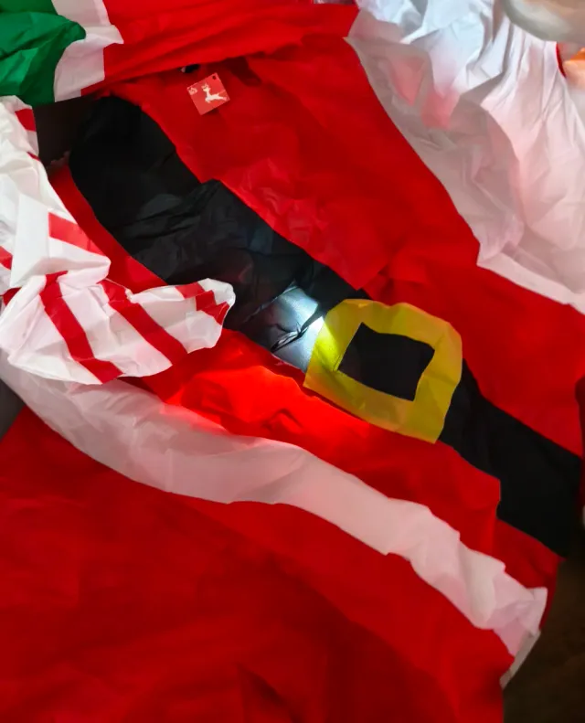 304 CM Papá Noel Inflable con Luz LED