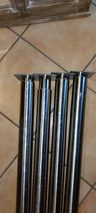 Gambe per tavolo in metallo