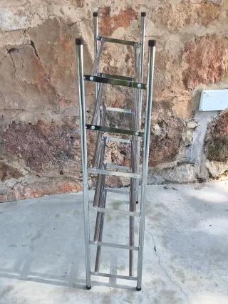 Zapatero Metálico Plateado 5 Niveles