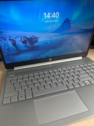 Portátil HP Plata y Negro