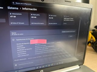 Portátil HP Plata y Negro