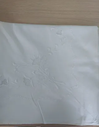 Juego sábanas bordadas a mano