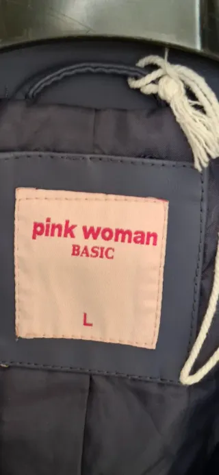 Giacca Biker Blu Avio Pink Woman Taglia L