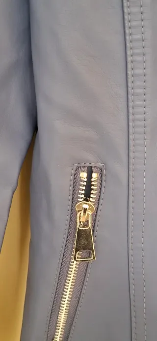 Giacca Biker Blu Avio Pink Woman Taglia L