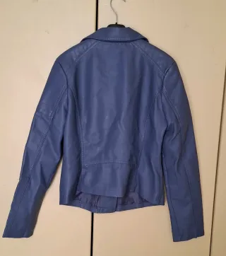 Giacca Biker Blu Avio Pink Woman Taglia L