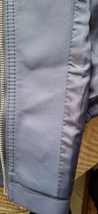 Giacca Biker Blu Avio Pink Woman Taglia L