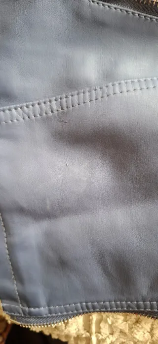 Giacca Biker Blu Avio Pink Woman Taglia L