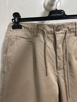 Pantalones Alvaro Moreno Hombre Beige