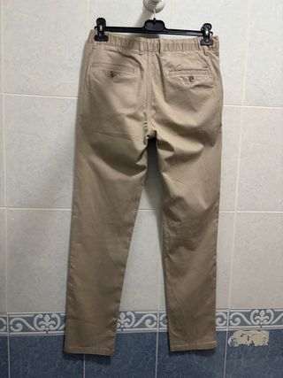 Pantalones Alvaro Moreno Hombre Beige