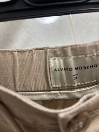 Pantalones Alvaro Moreno Hombre Beige