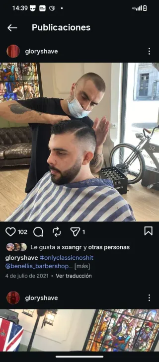 Barbero, peluquero a domicilio. Madrid ciudad
