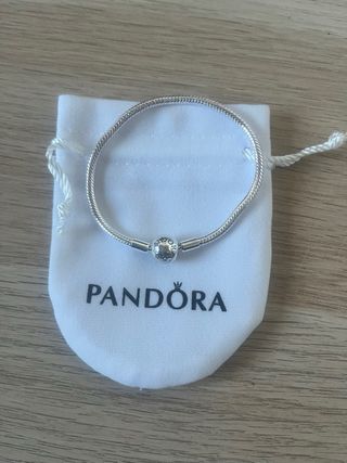 Pulsera Pandora Cierre Bola Plata