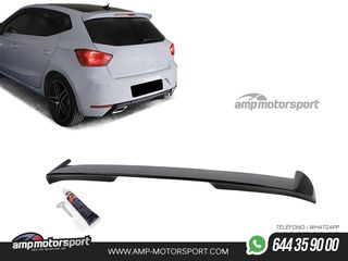 ALERÓN NEGRO BRILLO PARA SEAT IBIZA 6F 2017-2021