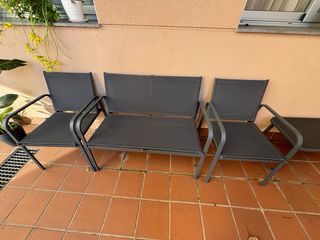 set de muebles de café para terraza