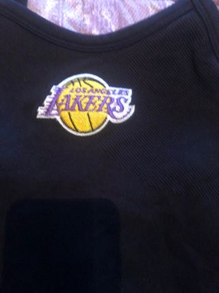 Mono deportivo Angeles Lakers negro