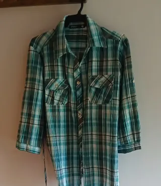 Camisa de cuadros Shana