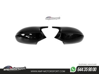 CARCASAS DE ESPEJOS PARA BMW SERIE 1 LOOK M NEGRO BRILLO