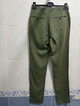 Pantalones de hombre verde