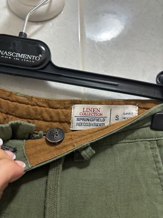 Pantalones de hombre verde