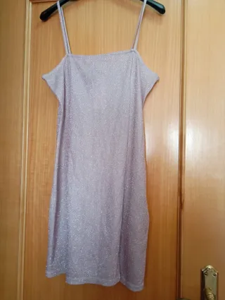 Vestido brillante tirantes