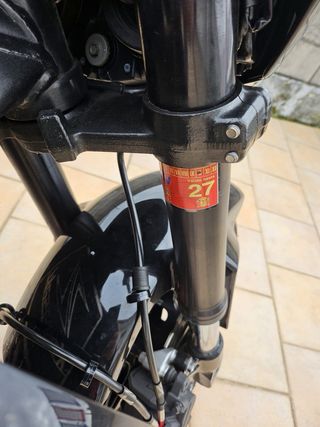 Kawasaki Naked Negra 50000kl año 2007