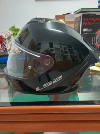 Casco Moto LS2 mod. rapid lll Negro brillante.