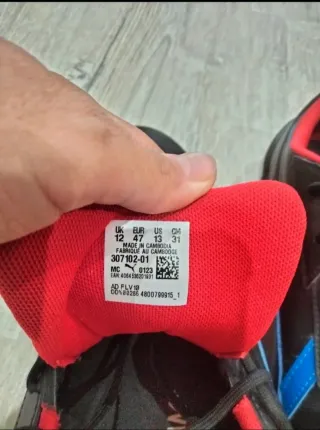 Zapatillas Puma Negras y Azules