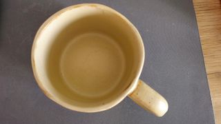 Taza Artesanal Beige Cerámica Estilo Nórdico