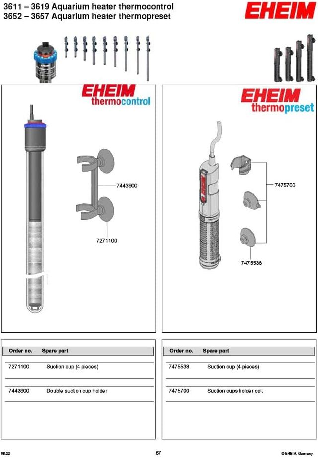 Termocalentador Eheim 100W para acuarios