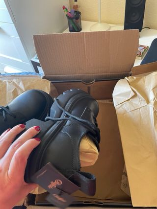 Mocasines plataforma Buffalo negros