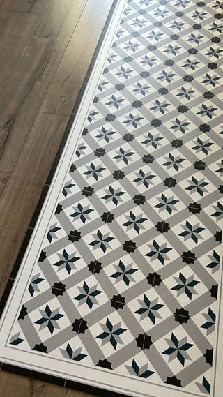 Alfombra vinílica hidráulica 240X60cm SIN USO