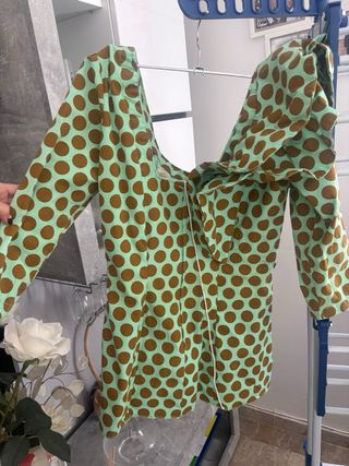 Traje Flamenca Dos Piezas Lunares hecho a mano.