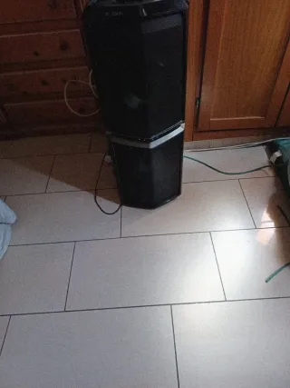 Altavoz Bass Blast 600W Negro/Rosa