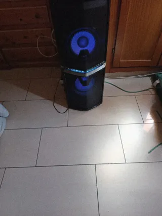 Altavoz Bass Blast 600W Negro/Rosa