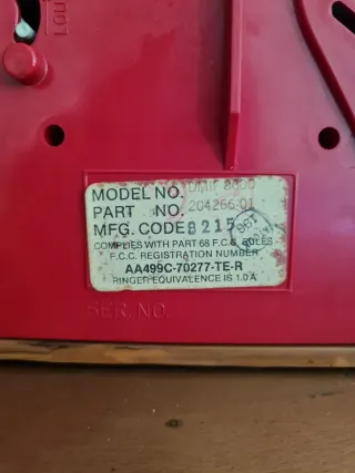 Teléfono Mickey Mouse Vintage 02