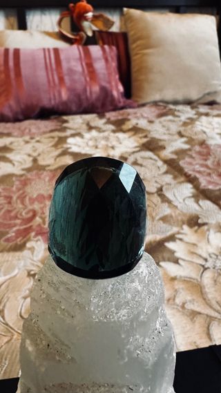 Anillo Acero Inoxidable Baño Dorado T18