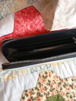 Cartera Larga Disney Holográfica Plata