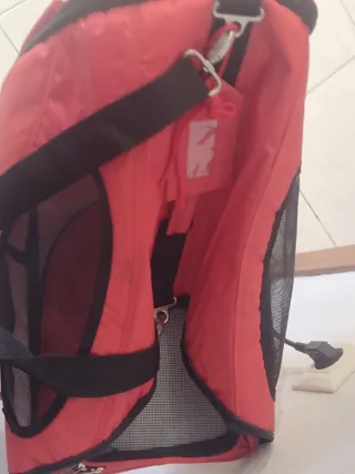 Transportín Plegable Gatos Iberia Rojo