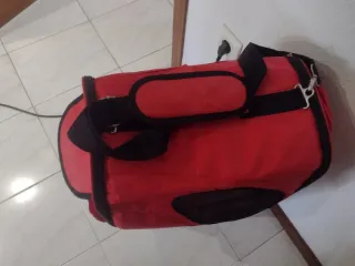 Transportín Plegable Gatos Iberia Rojo