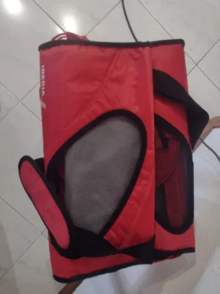 Transportín Plegable Gatos Iberia Rojo