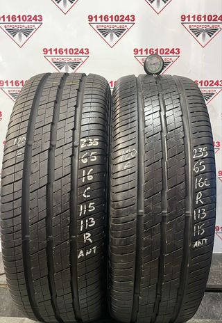 -235 65 16C R CONTINENTAL RUEDA AL 90% VIDA UTIL