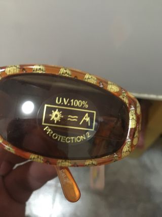 Gafas de sol Disney infantiles doradas