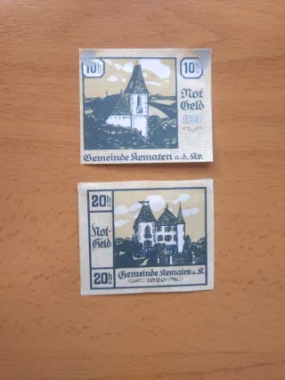 Lote billetes Notgeld