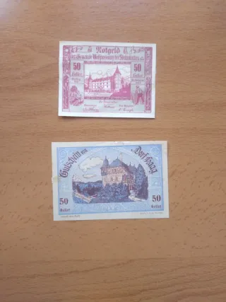 Lote billetes Notgeld