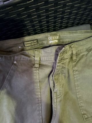 Pantaloni cargo Guess verde
