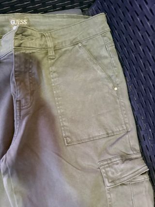 Pantaloni cargo Guess verde