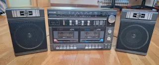 Minicadena Vintage ELBE Radio Cassette Doble