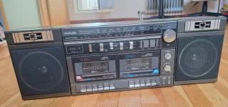 Minicadena Vintage ELBE Radio Cassette Doble