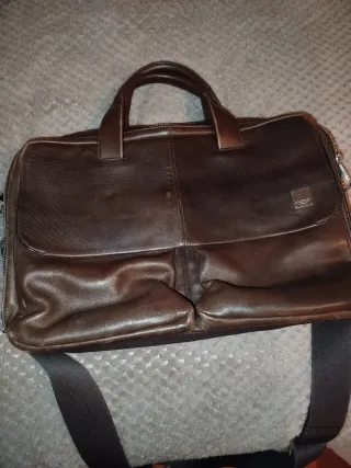 Maletín Knomo Londres Marrón Piel