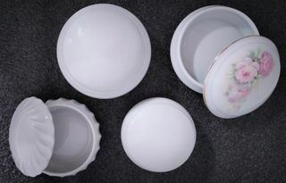 Set 4 Ciotole Porta-Bonbon Limoges S.C. Richard